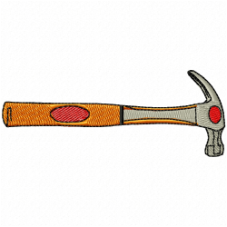 Construction Tools Embroidery Design 2